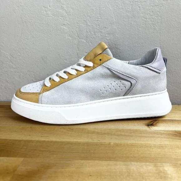 Miz Mooz Sneakers Leather Lace-Up Shoes Tristin Lilac Size EU 40 US 9 NEW