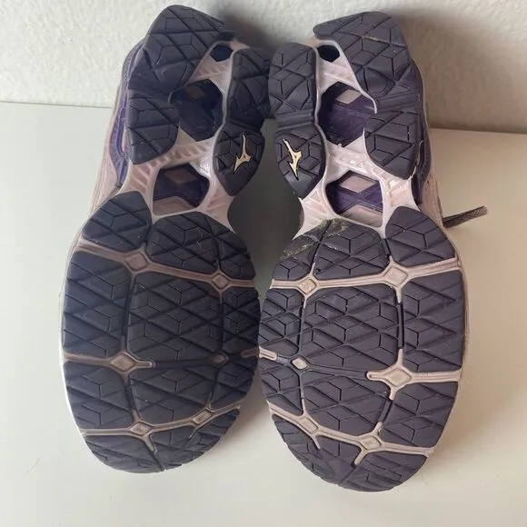 Mizuno Wave Creation 20 Women 8.5 Running Shoes‎ Mauve Dynamotion fit