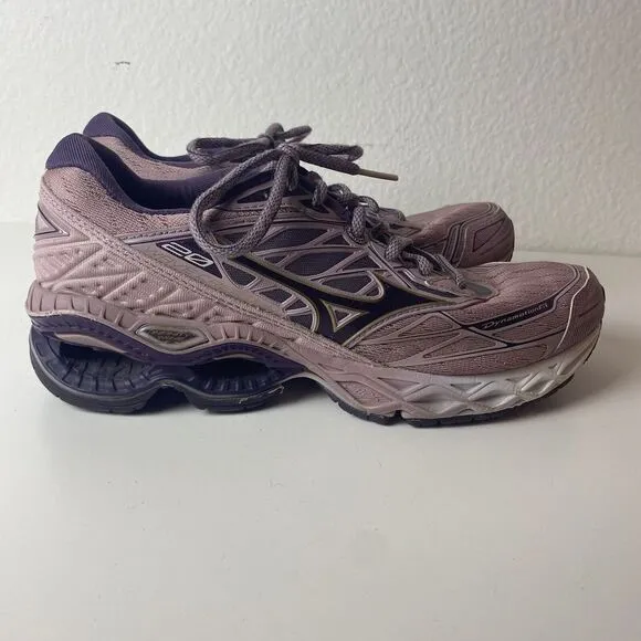 Mizuno Wave Creation 20 Women 8.5 Running Shoes‎ Mauve Dynamotion fit