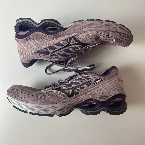 Mizuno Wave Creation 20 Women 8.5 Running Shoes‎ Mauve Dynamotion fit