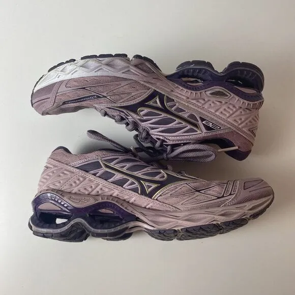 Mizuno Wave Creation 20 Women 8.5 Running Shoes‎ Mauve Dynamotion fit
