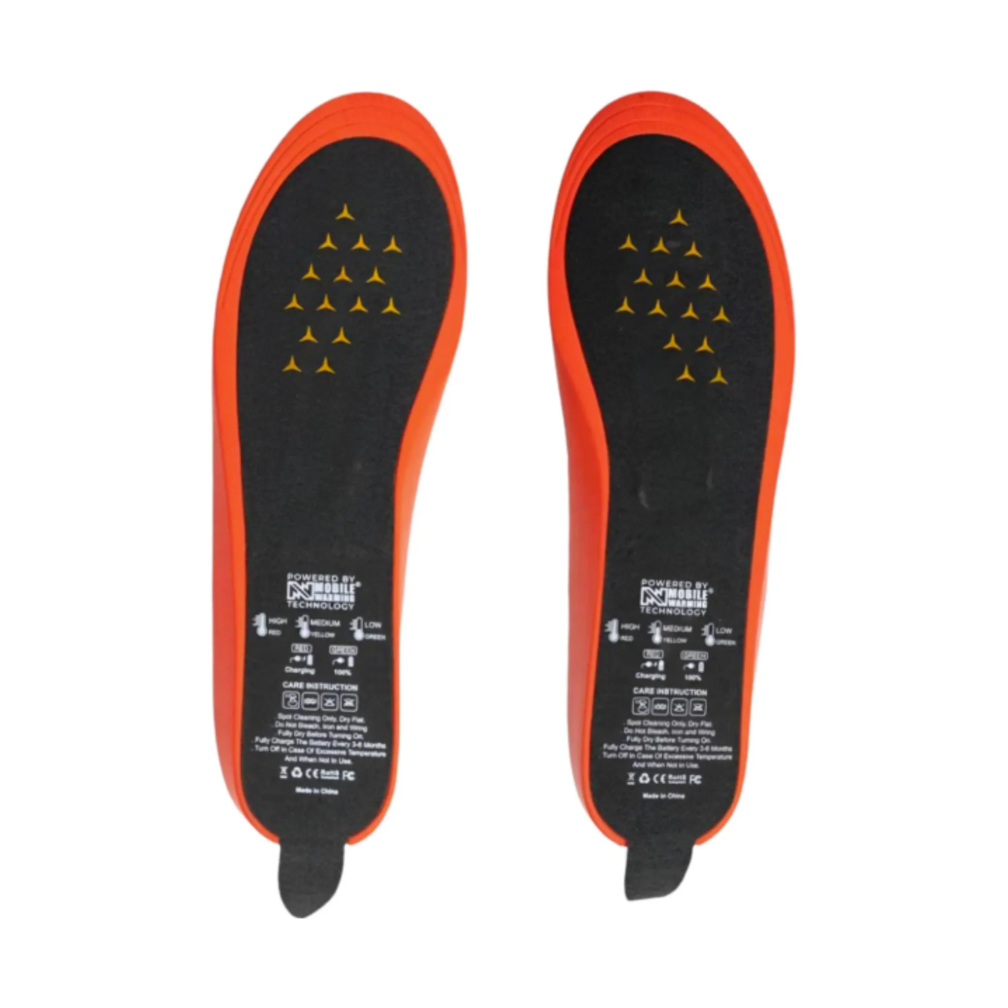 Mobile Warming Standard Heated Insoles - Black