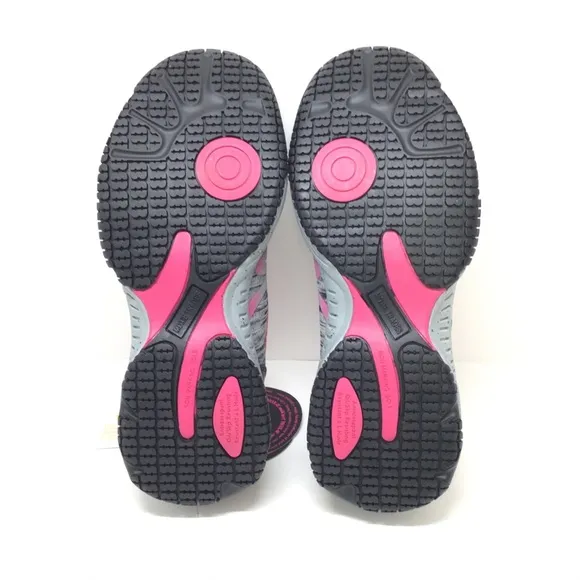 Moxie Trades Zena Grey Slip-on Safety Shoes 9
