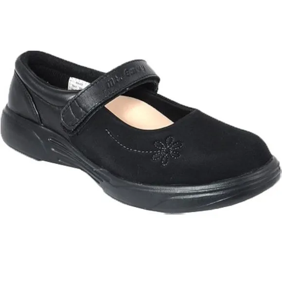 Mt. Emey 9205 - Women's Black Orthopedic Mary Jane by Apis Extra Wide 5E Wide