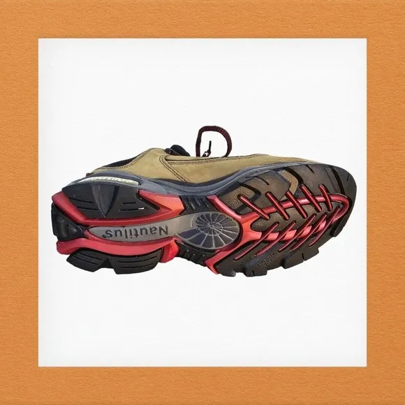 Nautilus Mens Steel Toe Athletic Size 8M Nubuck‎ Leather Shoes N1392M