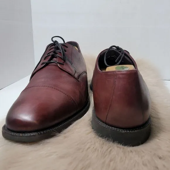 Neil M Senator Cap Toe Shoes Cognac men's Lace Up Oxford Men's Shoes Size 12