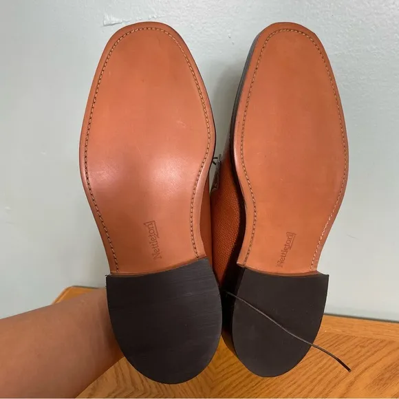 Nettleton Lehigh Safety Shoes Oxford Brown Steel Toe Size 8.5