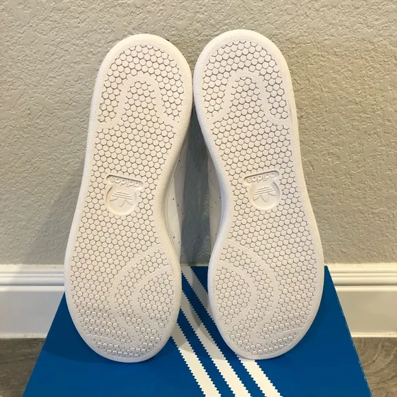 New Adidas Originals Stan Smith White Black Sneakers Men's Shoes Size 12