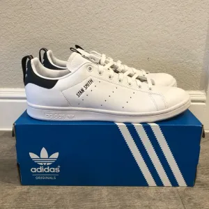 New Adidas Originals Stan Smith White Black Sneakers Men's Shoes Size 12
