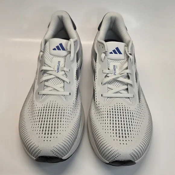 New adidas Supernova Rise Orbit Grey Royal Blue Men's Size 14