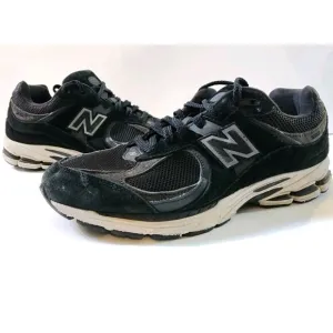 New Balance 2002R Sneaker Mens Size 8.5 Womens 10 Black Gunmetal Shoes Running
