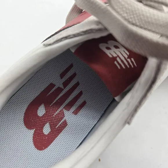 New Balance 327 Burgundy ivory beige sneakers shoes mens sz 5 womens sz 6.5