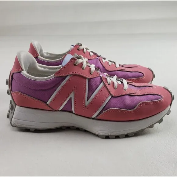 New Balance 327 Vintage Rose Sneaker Womens 8.5 Lace Up Shoe WS327FK *NO INSOLE*
