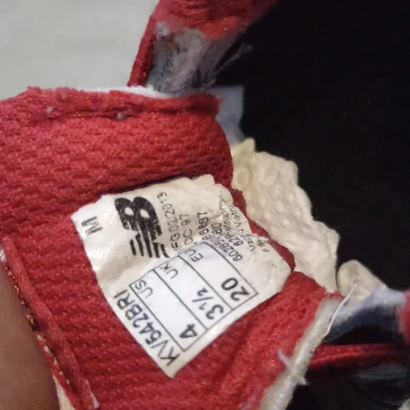 New Balance 542 Classic Toddler Team Red/Grey/Black/White - KV542BRI -