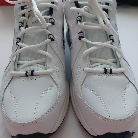 New Balance 608 men's size 12M white with blue training sneakers