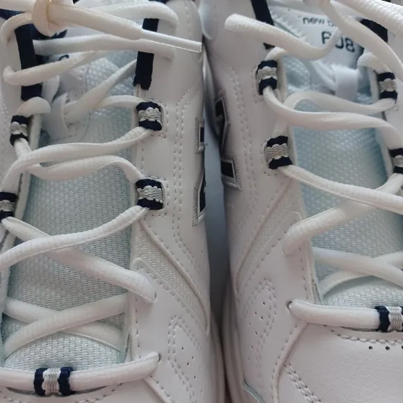 New Balance 608 men's size 12M white with blue training sneakers