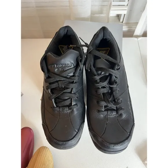 New Balance 631 Black Safety Work Shoes Slip Resistant Men Size 12 (2E) Sneakers