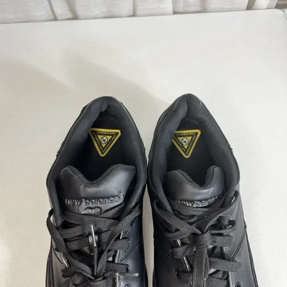 New Balance 631 Black Safety Work Shoes Slip Resistant Men Size 12 (2E) Sneakers