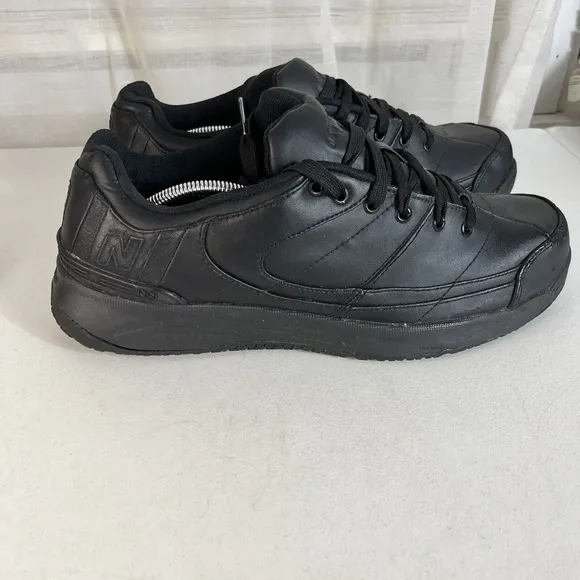 New Balance 631 Black Safety Work Shoes Slip Resistant Men Size 12 (2E) Sneakers