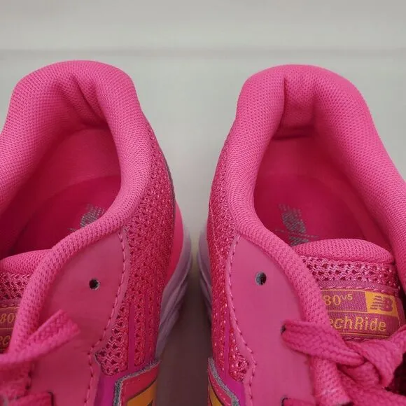New Balance 680 v5‎ Tech Ride Youth Athletic Barbie Pink Size 6 US Sneaker Girls
