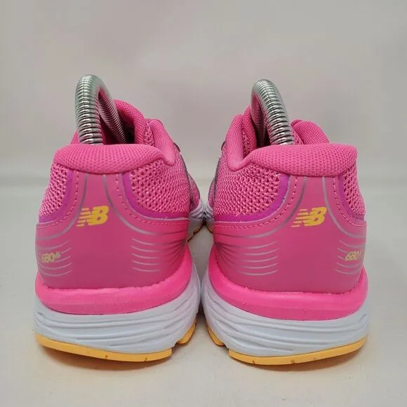 New Balance 680 v5‎ Tech Ride Youth Athletic Barbie Pink Size 6 US Sneaker Girls