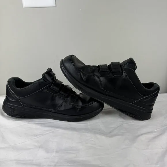 New Balance 813 Extra Wide Mens Hook and Loop Black Walking Casual Shoes Sz 13