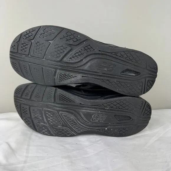 New Balance 813 Extra Wide Mens Hook and Loop Black Walking Casual Shoes Sz 13