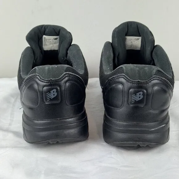 New Balance 813 Extra Wide Mens Hook and Loop Black Walking Casual Shoes Sz 13