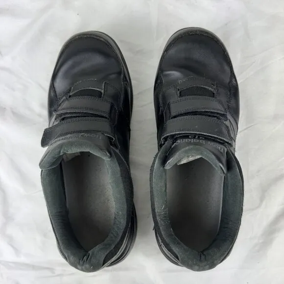 New Balance 813 Extra Wide Mens Hook and Loop Black Walking Casual Shoes Sz 13