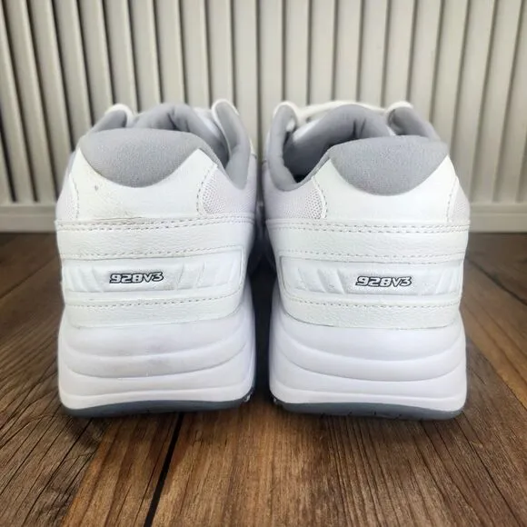 New Balance 928 v3 Mens Sz 10 4E Wide White Walking Dad Sneakers Shoes MW928WT3