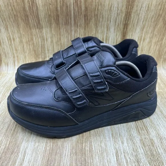 New Balance 928v3 Men's Size 10.5 4E Black Leather Walking Shoes Straps MW928HB3
