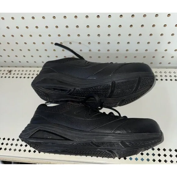 New Balance 928v3 Womens Leather Athletic Walking Shoes Size 11 D WIDE Black