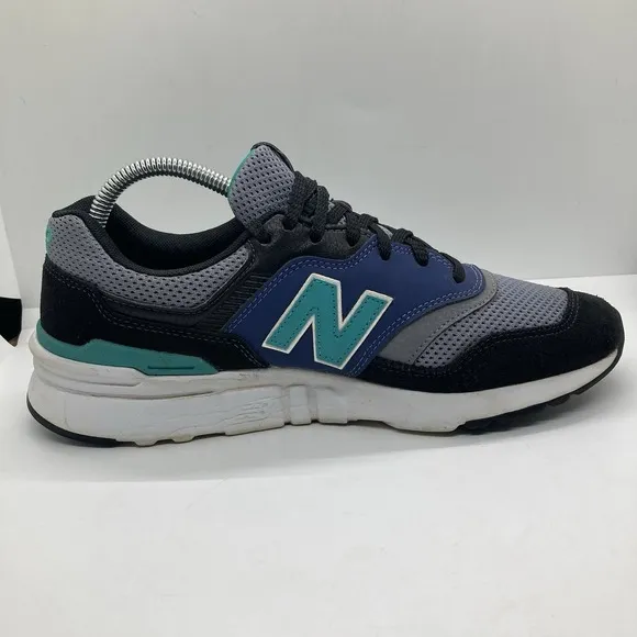 New Balance 997H  Mens 8.5 Black Verdite Teal Shoes Sneakers CM997HZK