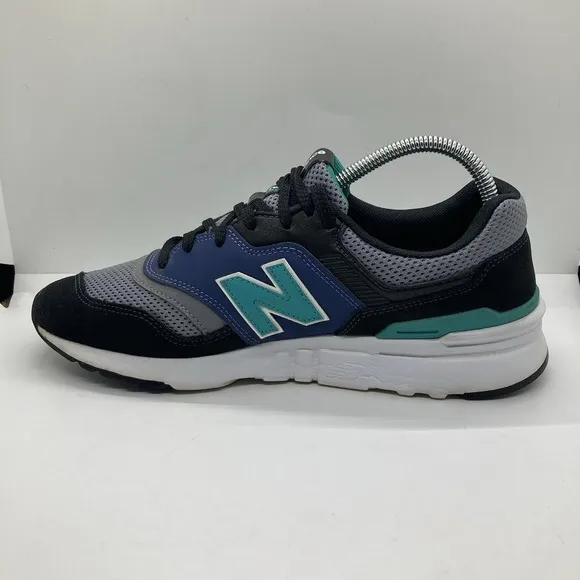 New Balance 997H  Mens 8.5 Black Verdite Teal Shoes Sneakers CM997HZK