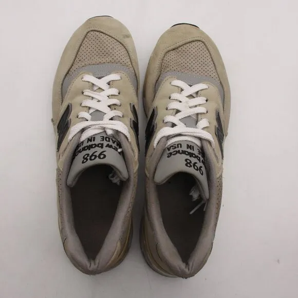 New Balance 998 USA Men's 10.5 D Grey Athletic Comfort Sneakers Shoes M998DTK