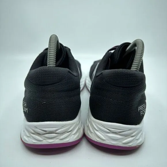 New Balance Fresh Foam Women’s Size 10 Black Purple Running Shoes WARISCP2