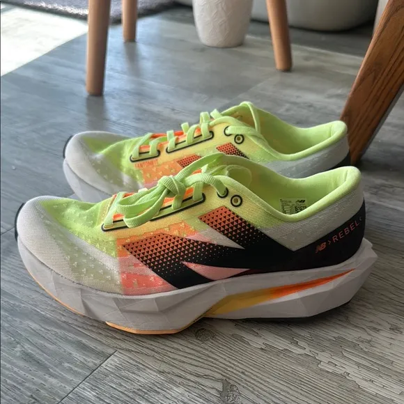 New Balance Fuel Cell Rebel Neon Yellow Running Shoes