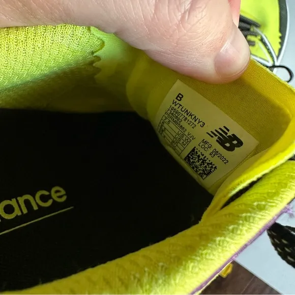 New Balance Lemonade Mystic Purple Fuel Cell Summit Unknown v3 Sneakers