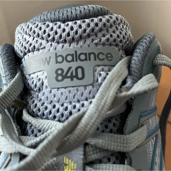 NEW BALANCE MEN’S 840 V5 GREY ATHLETIC Sneakers SHOES Ocean Grey/Oxygen Blue 8