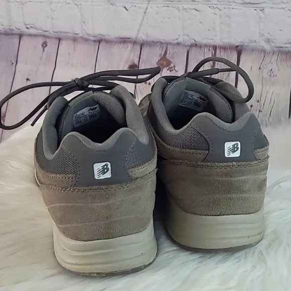 New Balance MW877GT Grey Suede Walking Shoes Sneakers Men’s Size 10.5