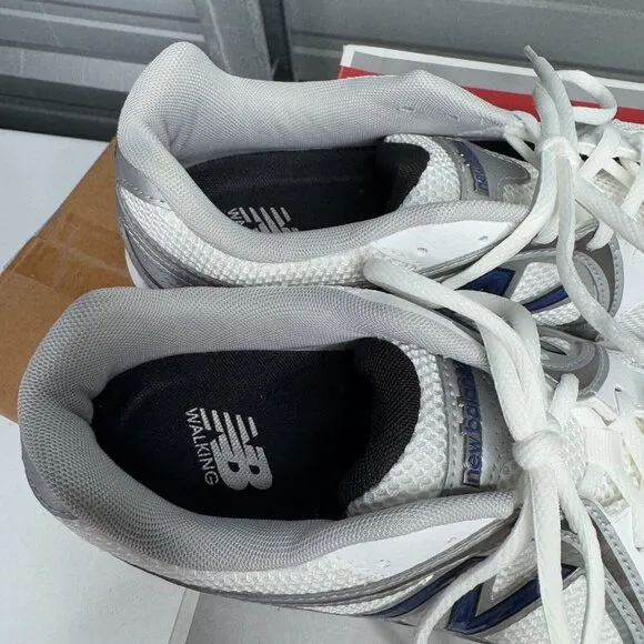 New Balance Sneakers Mens 9.5 D White Blue Walking MW847WN Athletic Shoes NEW