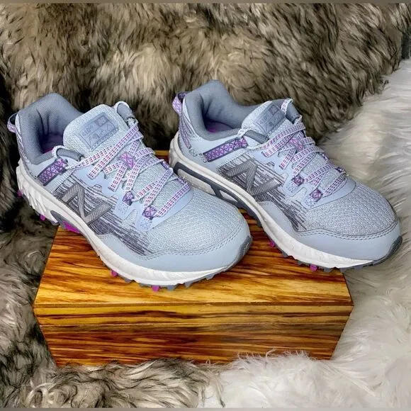 New Balance Womens 410 V6 WT410LL6 Gray/Purple Running Shoes Sneakers Sz 5B/35EU