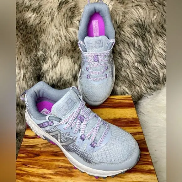 New Balance Womens 410 V6 WT410LL6 Gray/Purple Running Shoes Sneakers Sz 5B/35EU