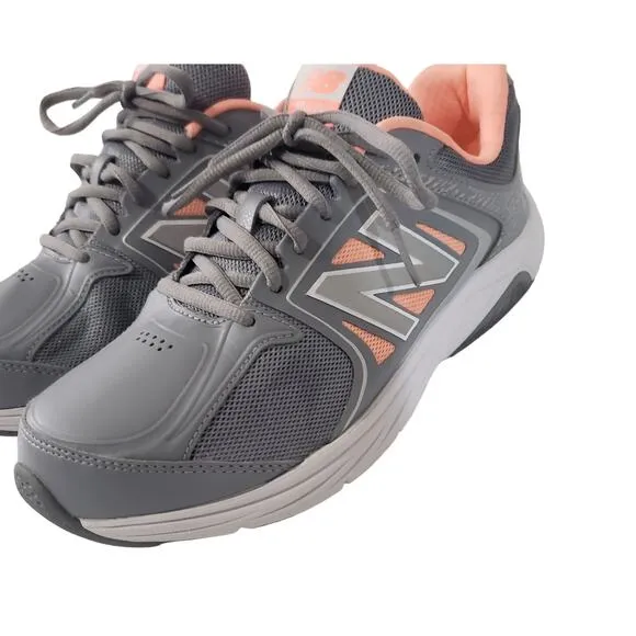 New Balance women's 847v3 walking running comfortable shoes gray pink size 9.5