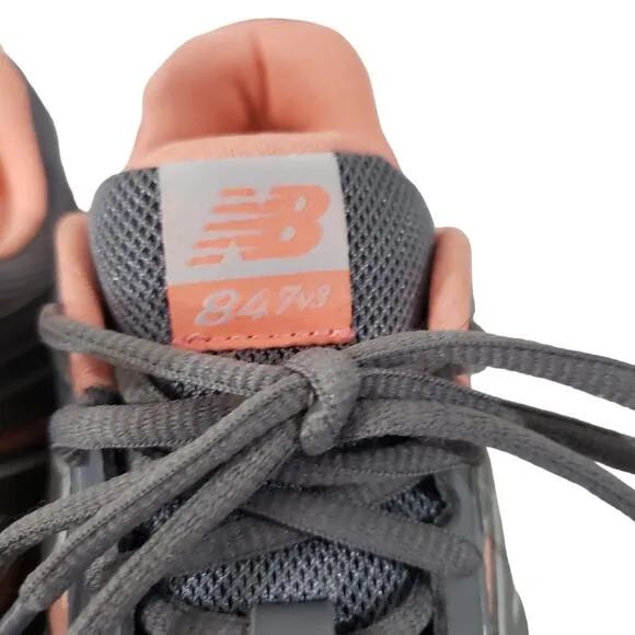 New Balance women's 847v3 walking running comfortable shoes gray pink size 9.5