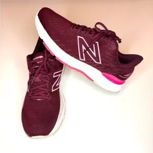 New Balance Women’s Fresh Foam 880v11  Running Shoes Size 11 Burgundy Pink