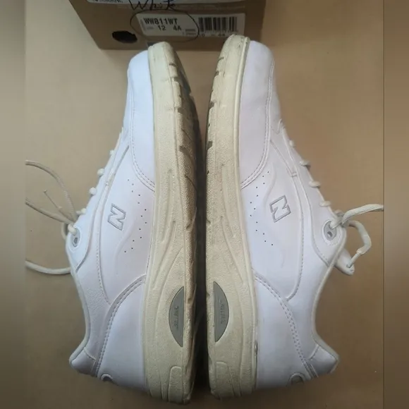 New Balance Women's SZ 12 4A Walking Shoes DSL-2 White WW811WT Cancer Awareness