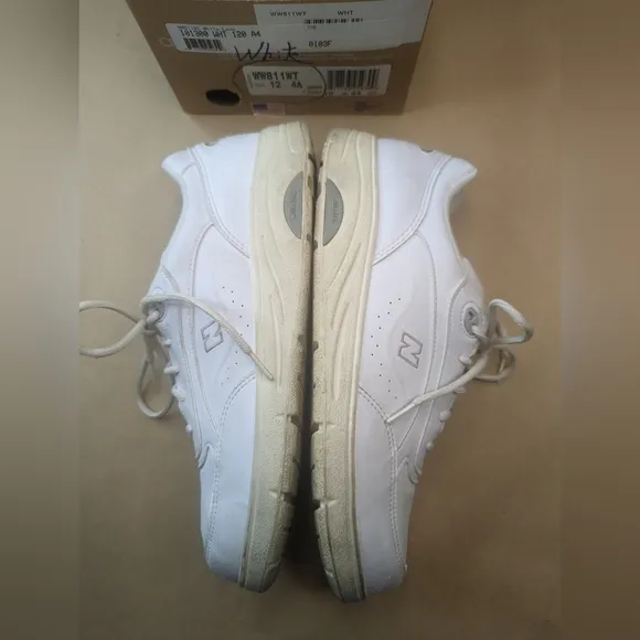 New Balance Women's SZ 12 4A Walking Shoes DSL-2 White WW811WT Cancer Awareness
