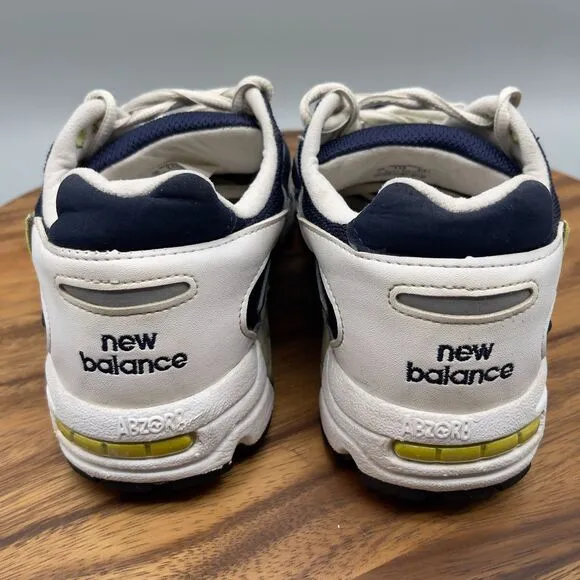 New Balance Womens W853NV White Leather Walking Shoes Size 10 D Running Sneakers