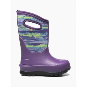 NEW BOGS kids neo classic winter boots in purple sunset